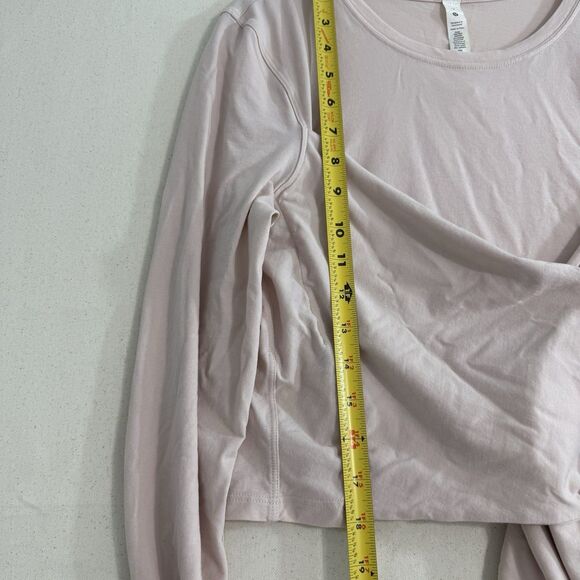 Lululemon “Gather And Grow” Long-Sleeve Feather Pink Size 12 $80 - Picture 8 of 10